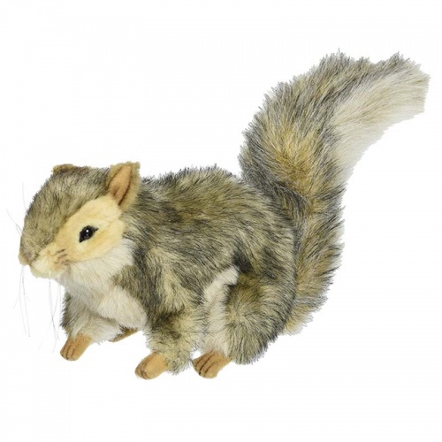 Grey Squirrel Soft Toy by Hansa